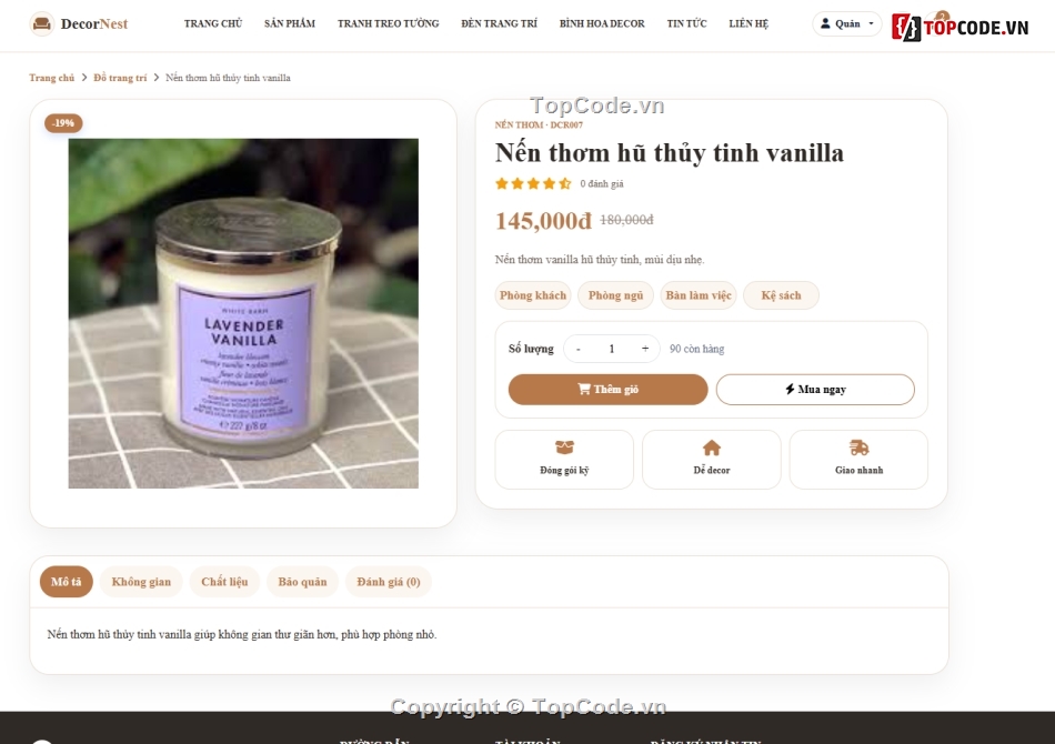 bán web,đồ án web,trang trí